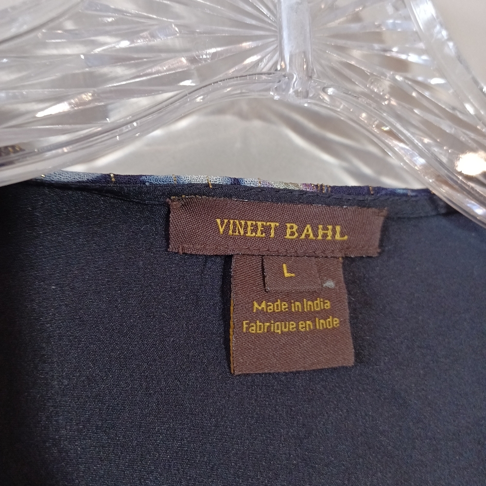 Vineet Bahl Anthropologie Vivienne Embroidered Top Size L - Picture 4 of 7
